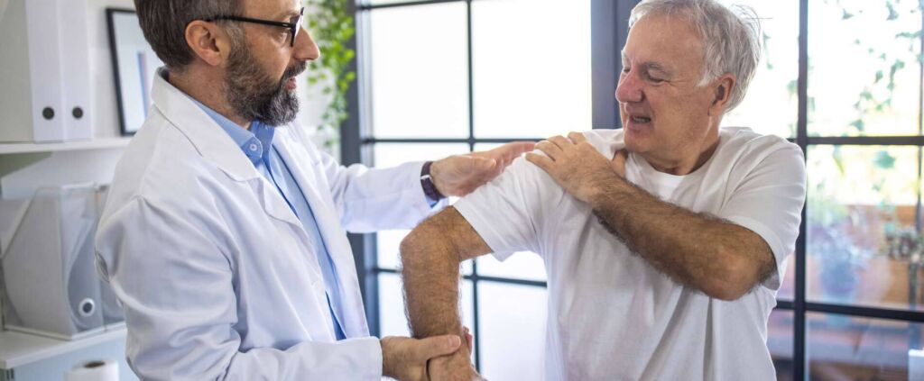 preparing for shoulder surgery in NH at Access Sports Medicine